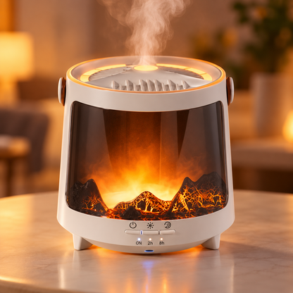 【新】AUNELORA™ アロマ加湿器 うるおいも、癒しも。いつもの部屋に、オーロラを。