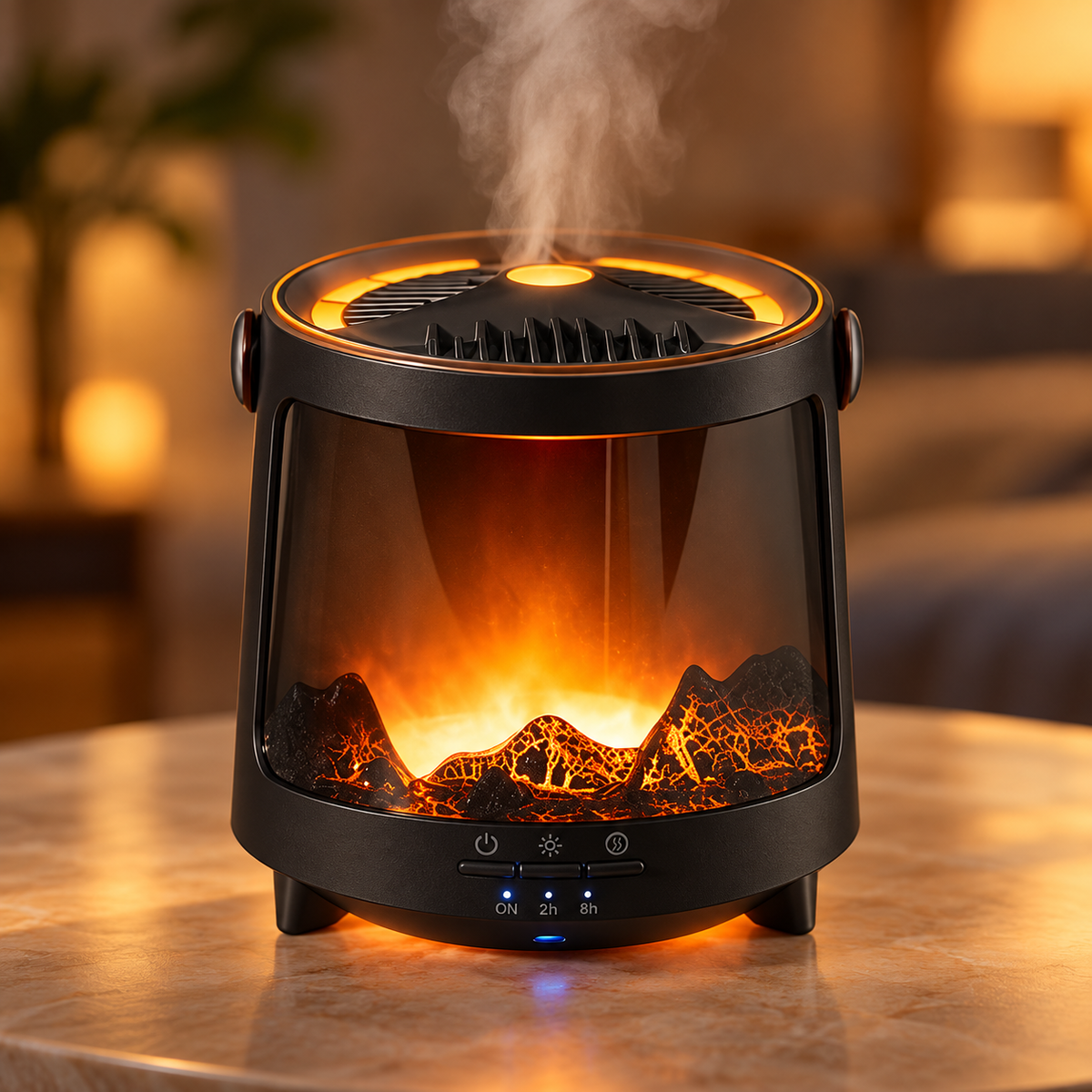 【新】AUNELORA™ アロマ加湿器 うるおいも、癒しも。いつもの部屋に、オーロラを。